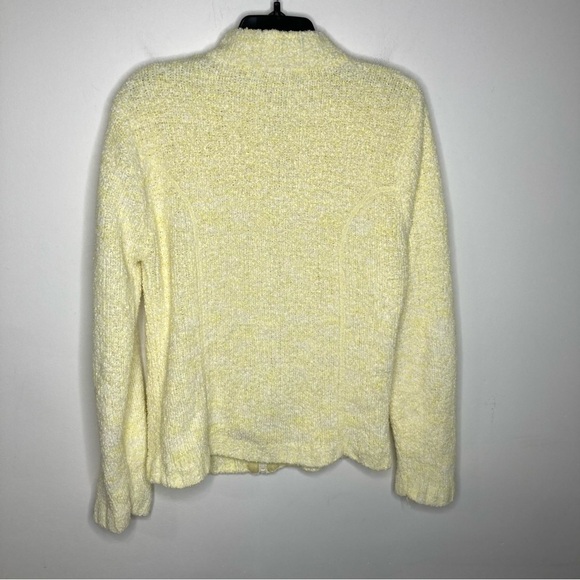 Soybu yellow fuzzy fleece jacket size large - Picture 4 of 4